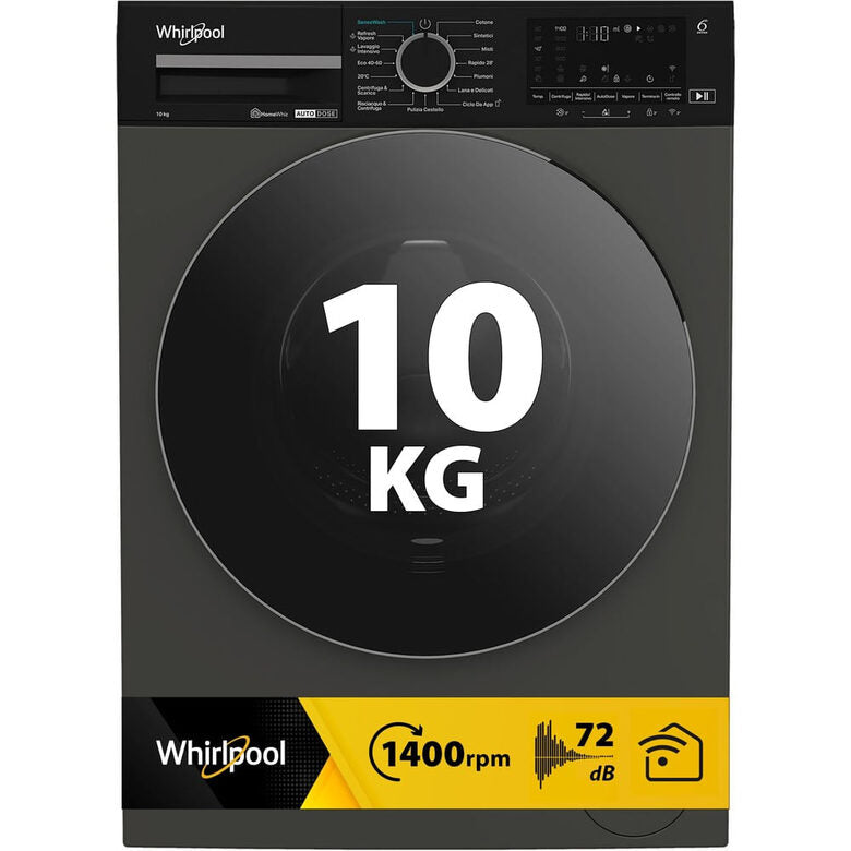 Whirlpool - Lavatrice Wpm011gadsit 10kg Classe A-nero