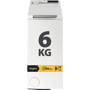 Whirlpool - Lavatrice Zen Tdlr 6252bs It 6 Kg Classe B-bianco