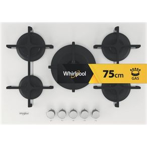 Whirlpool - Piano Cottura A Gas Elements Goa 7523/wh 73cm-bianco