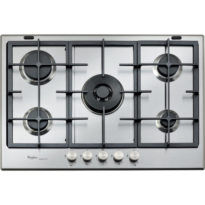Whirlpool - Piano Cottura A Gas Ixelium Gmr 7522/ixl 73cm-acciaio Inossidabile