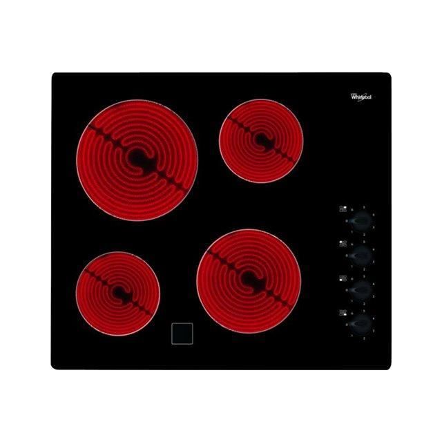 Whirlpool - Piano Cottura In Vetroceramica A 4 Fuochi 6200w Nero - Akm9010ne Whirlpool - Piano Cottura In Vetroceramica A 4 Fuochi 6200w Nero - Akm9010ne