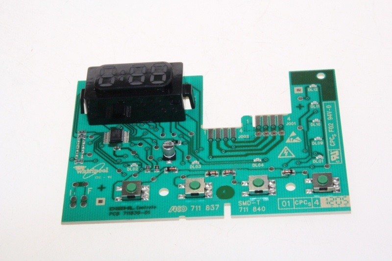 Whirlpool - Scheda Elettronica, Modulo Di Visualizzazione - Lavatrice 326762