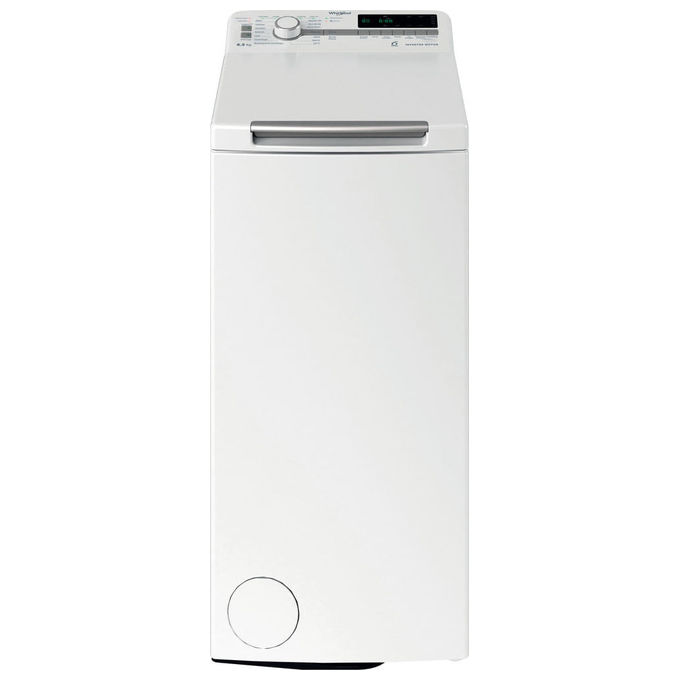 WHIRLPOOL TDLR 65261BS IT LAVATRICE CARICA ALTO, Caricamento dall'alto, 6,5 kg, 14 programmi, Profondità 60 cm, Giri 1200 rpm, Bianco, livello rumorosità centrifuga 78 dB(A), Classe A
