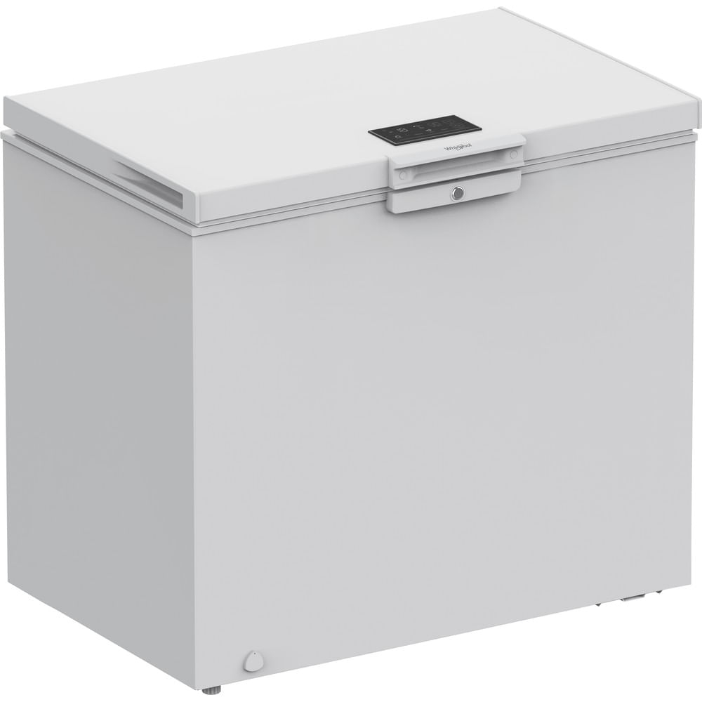 WHIRLPOOL W3RHS24DW Congelatore pozzo, Capacità netta 246 l, dimensioni: L 95,5 cm, A 84,5 P 61,5 Rumorosità 39 dB(A), Bianco, Classe D