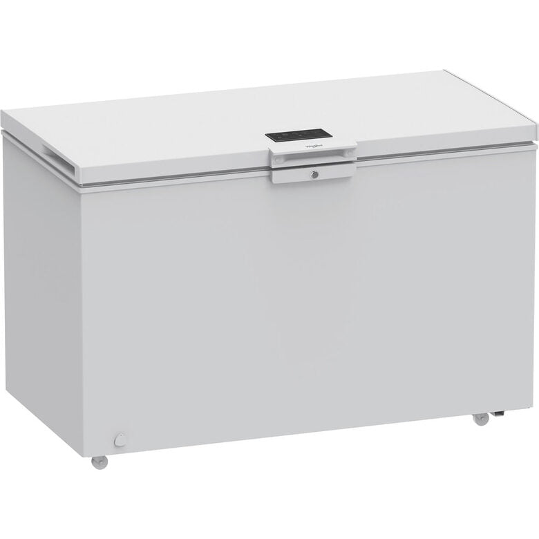 WHIRLPOOL W3RHS37EW2 Congelatore pozzo, Capacità netta 371 l, dimensioni: L 133 cm, A 85 P 70,5 Rumorosità 40 dB(A), Bianco, Classe E
