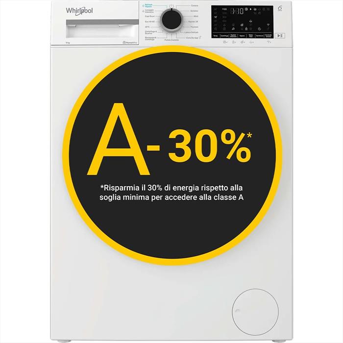 Whirlpool - Wam R949wb It Lavatrice 9 Kg, A-30%, Con Wifi