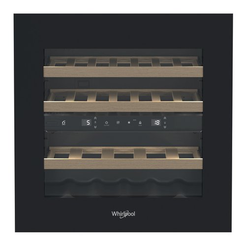 Whirlpool Whw60d2b. Posizionamento Dell'apparecchio: Da Incasso, Colore Struttura: Nero, Colore Interno: Nero. Capacità Bottiglie: 21 Bottiglia/bottiglie, Intervallo Temperatura (zona 1): 5 - 10 °c...