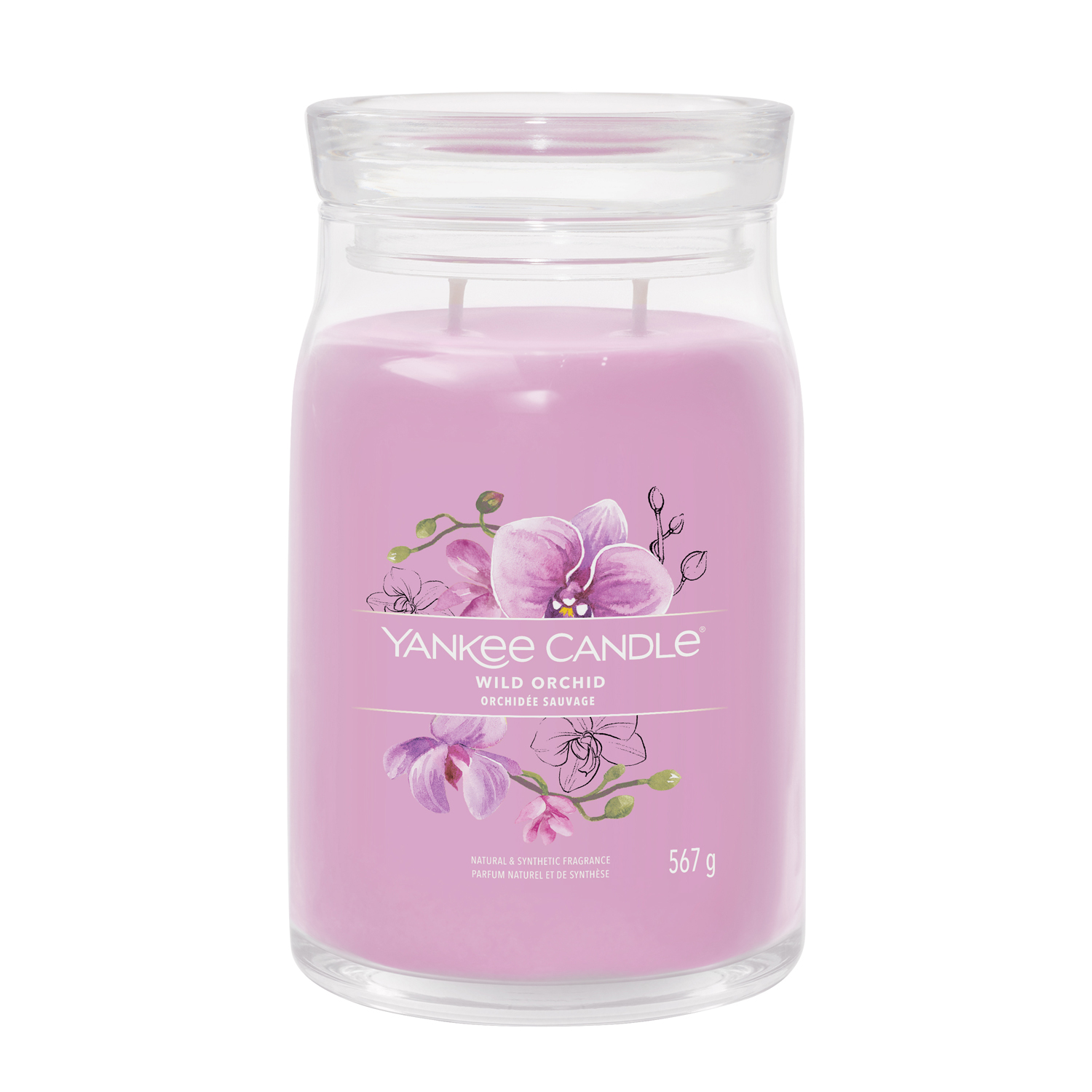 Wild Orchid, candela in giara grande Yankee Candle