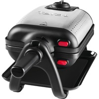WM756D piastra per waffle 2 waffle 1200 W Nero, Acciaio inox, Cialde