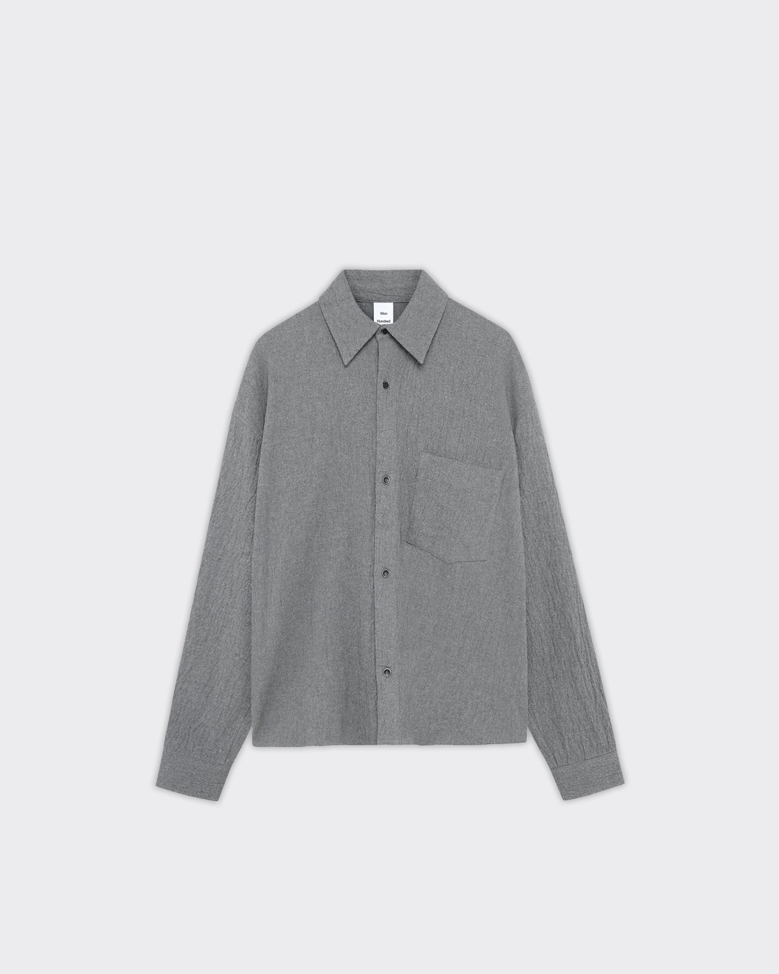 Won Hundred Camicia Maza Granite Gray