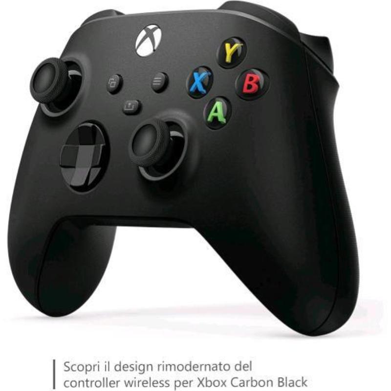 XBOX Controller Wireless, Carbon Black per Series X S, One, PC, TV, dispositivi mobili e altro