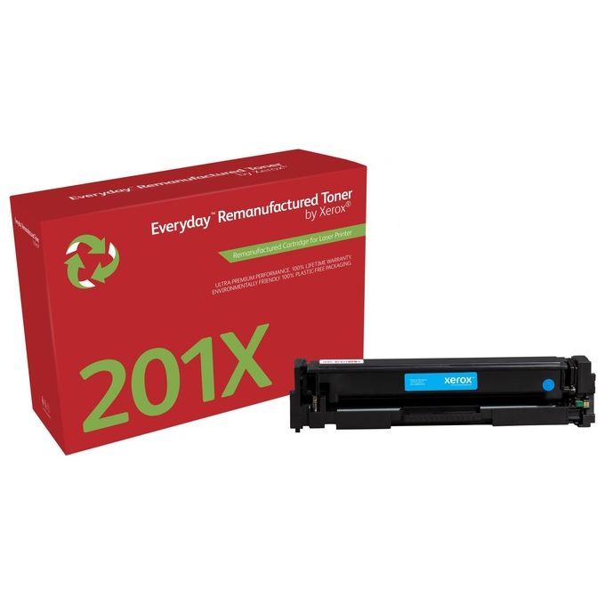 Xerox 006R03458 Everyday Toner Rigenerato compatibile HP 201X CF401X Alta Capacita' 2400 pagine colore Ciano