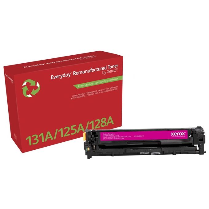 Xerox 006R03811 Everyday Toner compatibile per HP CF213A CB543A CE323A CRG-116M CRG-131M 1800 pagine colore Magenta Xerox 006R03811 Everyday Toner compatibile per HP CF213A CB543A CE323A CRG-116M CRG-131M 1800 pagine colore Magenta