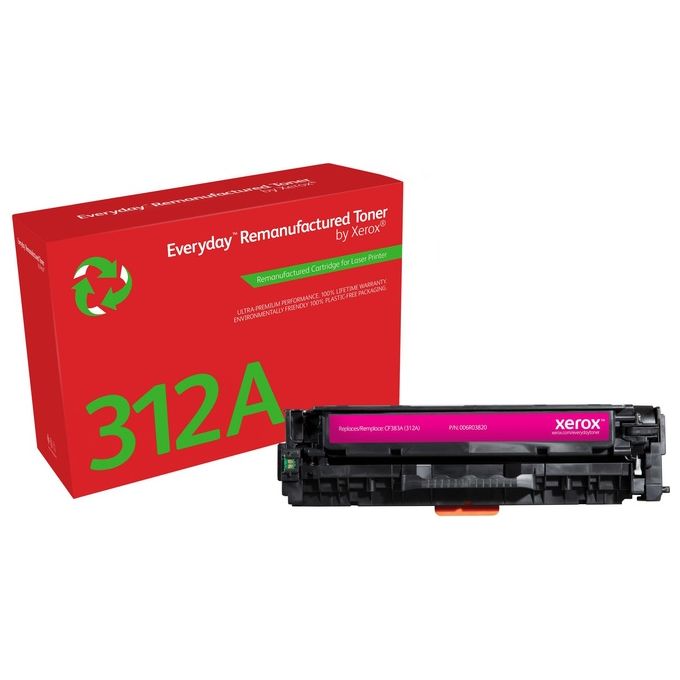 Xerox 006R03820 Everyday Toner Rigenerato Compatibile HP 312A CF383A Resa 2700 pagine colore Magenta Xerox 006R03820 Everyday Toner Rigenerato Compatibile HP 312A CF383A Resa 2700 pagine colore Magenta