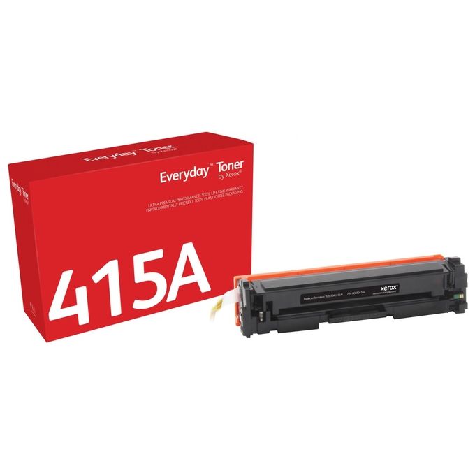 Xerox 006R04184 Everyday Toner Compatibile HP W2030A 415A Resa Standard 2400 Pagine colore Nero Xerox 006R04184 Everyday Toner Compatibile HP W2030A 415A Resa Standard 2400 Pagine colore Nero