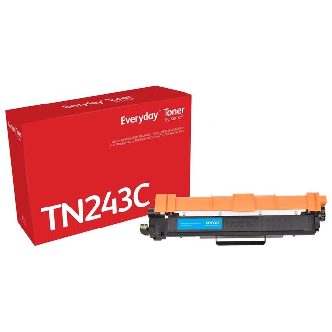 Xerox 006R04581 Everyday Toner Compatibile Brother TN-243C Resa Standard 1000 Pagine colore Ciano