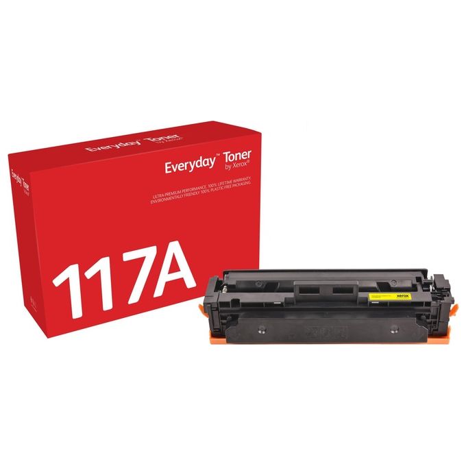 Xerox 006R04593 Everyday Toner Compatibile HP 117A W2072A Resa Standard 700 pagine colore Giallo