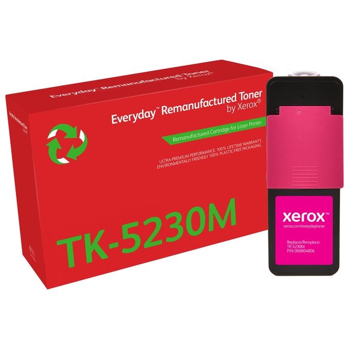 Xerox 006R04806 Toner Rigenerato Everyday Compatibile con Kyocera TK-5230M Resa 2200 pagine colore Magenta Xerox 006R04806 Toner Rigenerato Everyday Compatibile con Kyocera TK-5230M Resa 2200 pagine colore Magenta