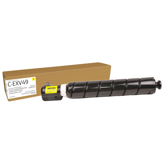 Xerox 006R04910 Toner Rigenerato Giallo Compatibile Canon C-EXV49 Sostituisce 8527B002 Xerox 006R04910 Toner Rigenerato Giallo Compatibile Canon C-EXV49 Sostituisce 8527B002