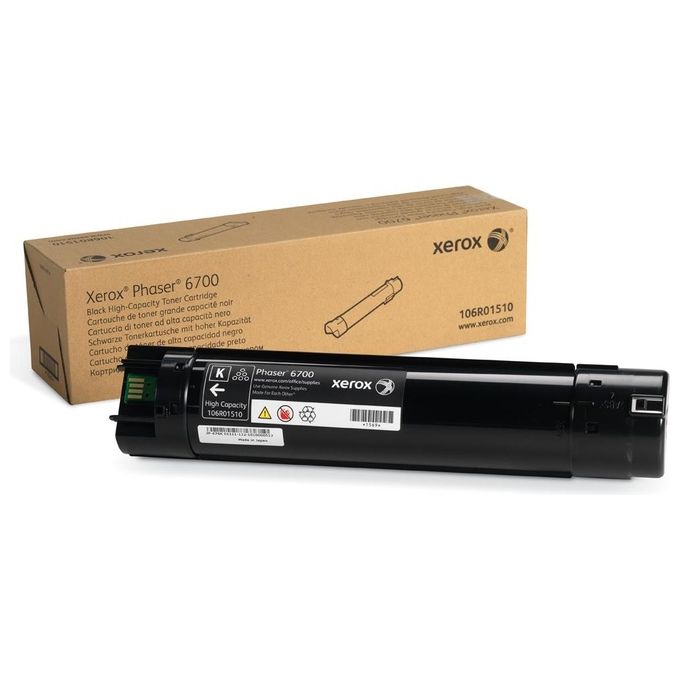 Xerox 106R01510 Toner Laser Resa 18000 Pagine per Phaser 6700 colore Nero