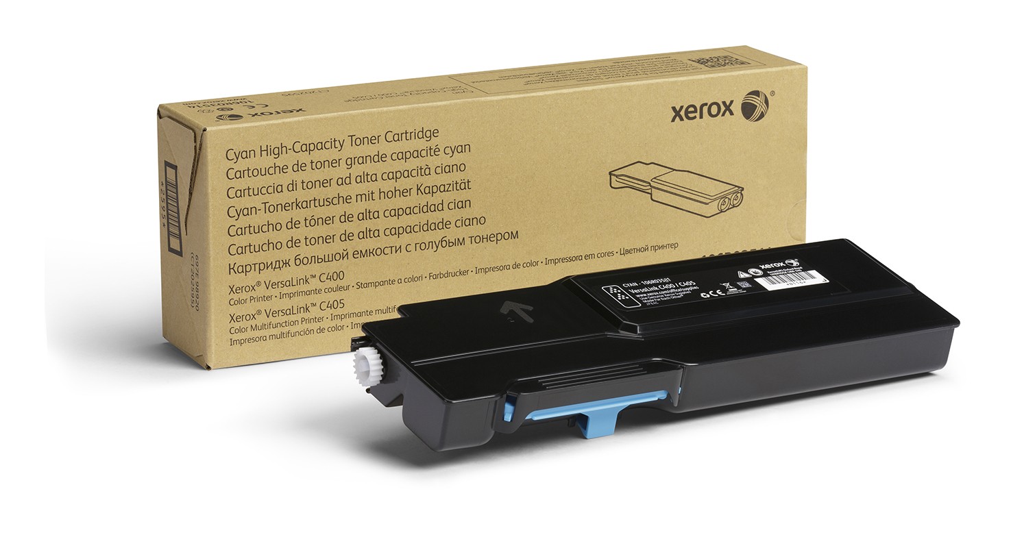 Xerox Cartuccia toner Ciano a High capacity da 4800 Pagine per Stampante a colori VersaLink C400?/?multifunzione a colori VersaLink C405 (106R03518) Xerox Cartuccia toner Ciano a High capacity da 4800 Pagine per Stampante a colori VersaLink C400?/?multifunzione a colori VersaLink C405 (106R03518)