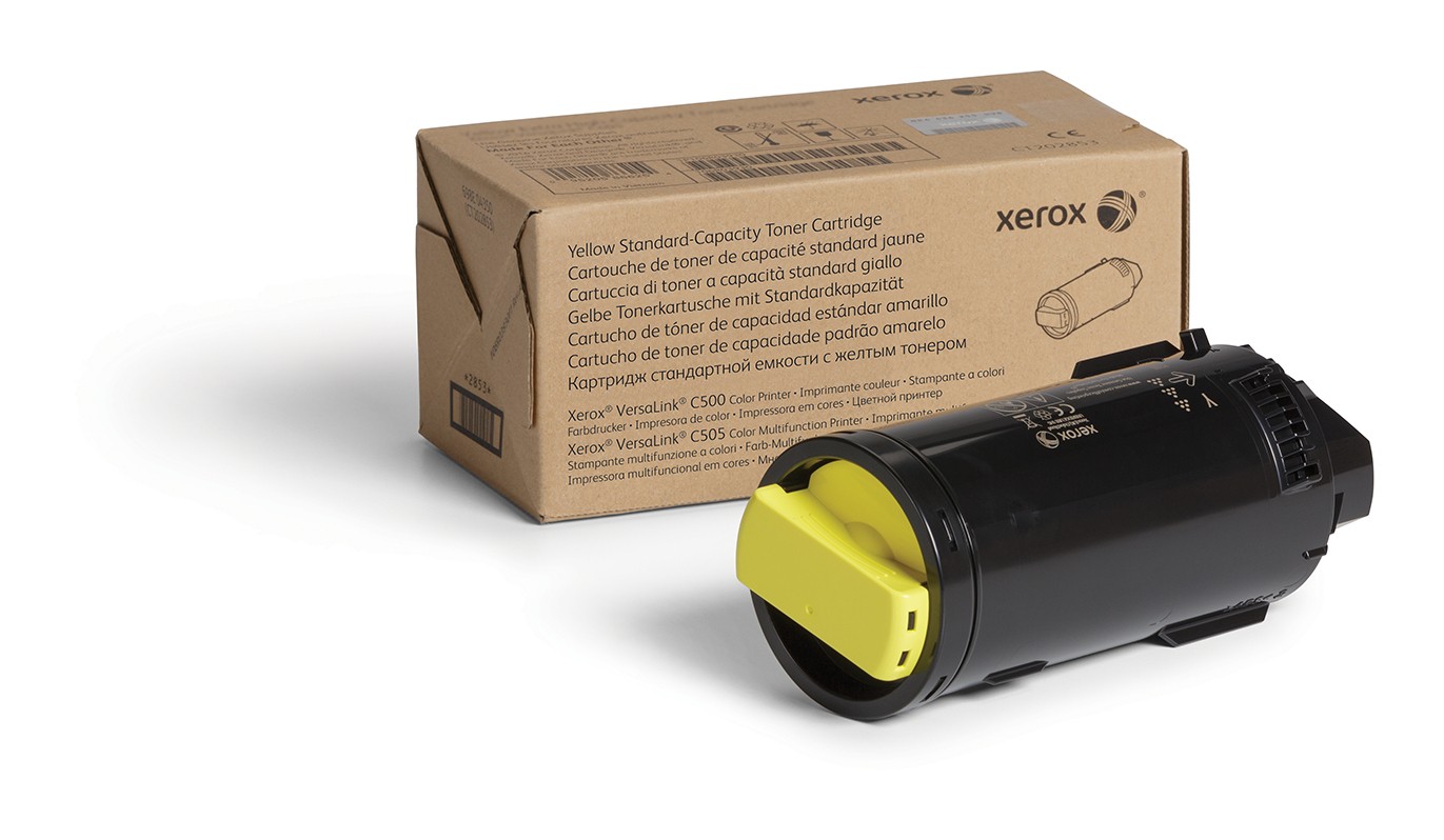 Xerox Cartuccia toner Giallo a Capacità standard da 2400 Pagine per Multifunzione a colori VersaLink C505 Stampante a colori VersaLink C500 (106R03861) Xerox Cartuccia toner Giallo a Capacità standard da 2400 Pagine per Multifunzione a colori VersaLink C505 Stampante a colori VersaLink C500 (106R03861)