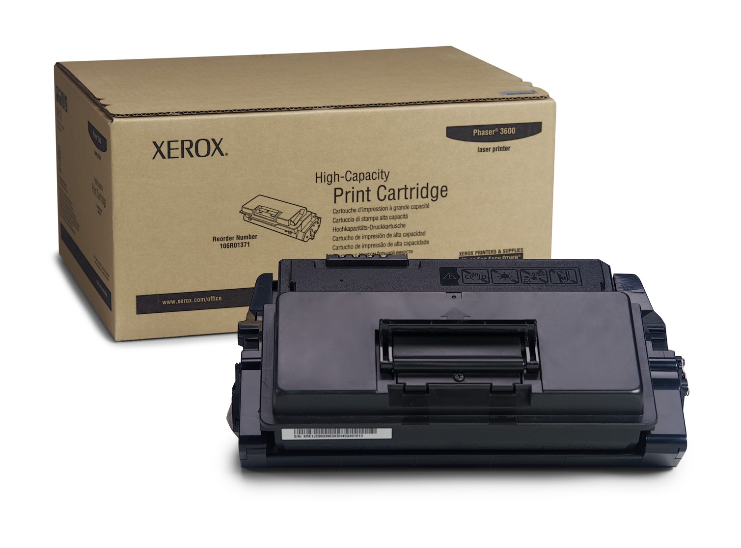 Xerox Cartuccia toner per Phaser 3600 (106R01371) Xerox Cartuccia toner per Phaser 3600 (106R01371)