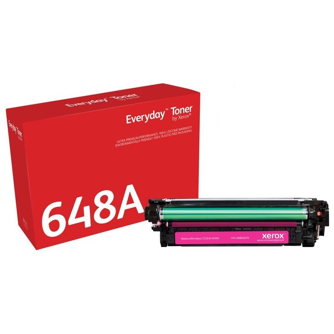 Xerox CE263A Everyday Toner compatibile HP Color LaserJet CP4025 CP4525 11000 pagine colore Magenta Xerox CE263A Everyday Toner compatibile HP Color LaserJet CP4025 CP4525 11000 pagine colore Magenta