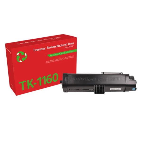 Xerox Everyday Remanufactured Toner Black Replaces Kyocera TK-1160 006R04795