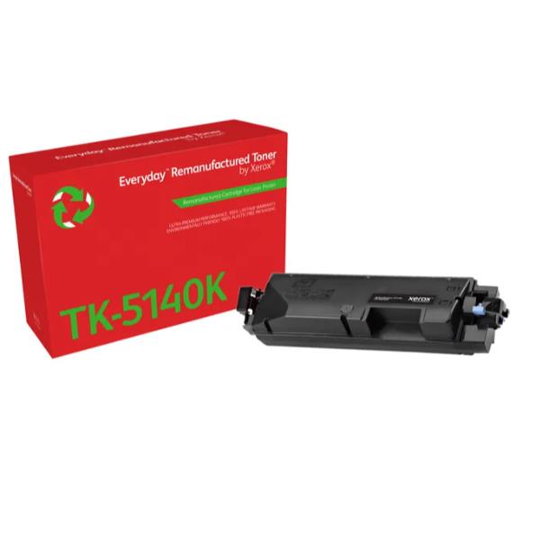 Xerox Everyday Remanufactured Toner Black Replaces Kyocera TK-5140K 006R04801