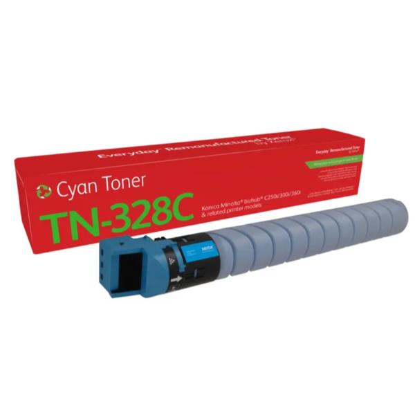 Xerox Everyday Remanufactured Toner Replaces Konica Minolta TN-328C Cyan (AAV8450) 006R04932 Xerox Everyday Remanufactured Toner Replaces Konica Minolta TN-328C Cyan (AAV8450) 006R04932