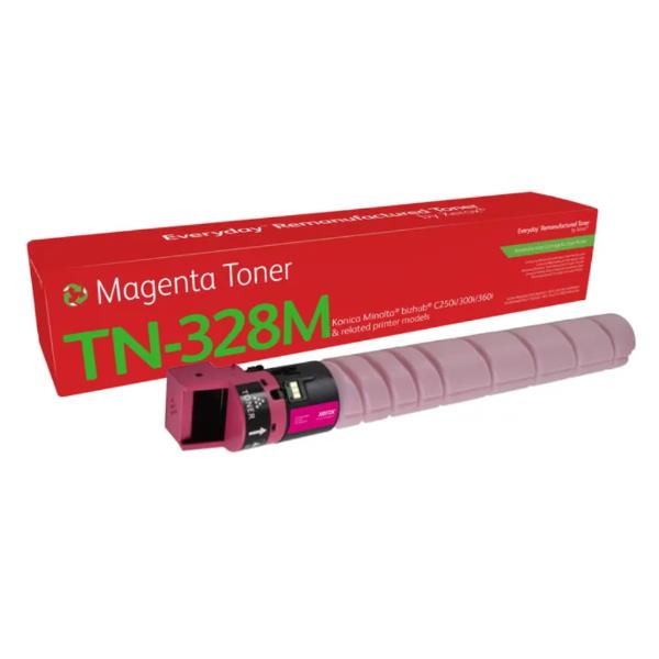 Xerox Everyday Remanufactured Toner Replaces Konica Minolta TN-328M Magenta (AAV8350) 006R04933 Xerox Everyday Remanufactured Toner Replaces Konica Minolta TN-328M Magenta (AAV8350) 006R04933