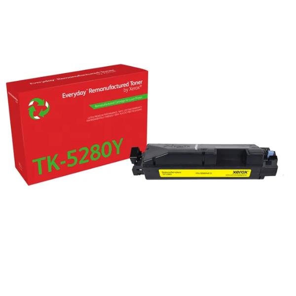 Xerox Everyday Remanufactured Toner Yellow Replaces Kyocera TK-5280Y 006R04819 Xerox Everyday Remanufactured Toner Yellow Replaces Kyocera TK-5280Y 006R04819