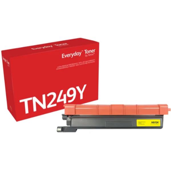 Xerox Everyday Yellow Toner Replaces Brother TN-249Y High Capacity 006R05338 Xerox Everyday Yellow Toner Replaces Brother TN-249Y High Capacity 006R05338