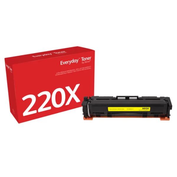Xerox Everyday Yellow Toner Replaces Hp 220X (W2202X) High Capacity 006R05210