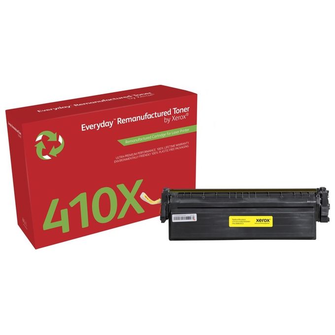 Xerox XR88615 Everyday Toner Compatibile HP 410X CF412X Alta Capacita' Rigenerato Resa 5200 Pagine colore Giallo