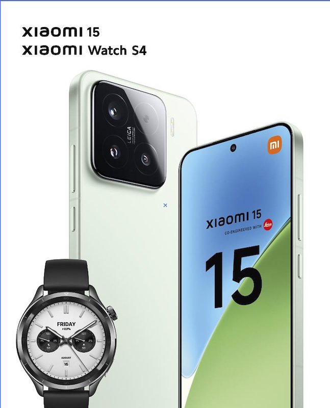 Xiaomi 15 12/256 GB Green + Watch S4