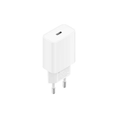 Xiaomi 20W Fast Charging Power Adapter Type C EU Cargador Rapido - Compatible con PD3.0 y QC3.0 - 20W de Potencia - Dise?±o Compacto - Puerto USB C - Seguro y Resistente - Color Blanco