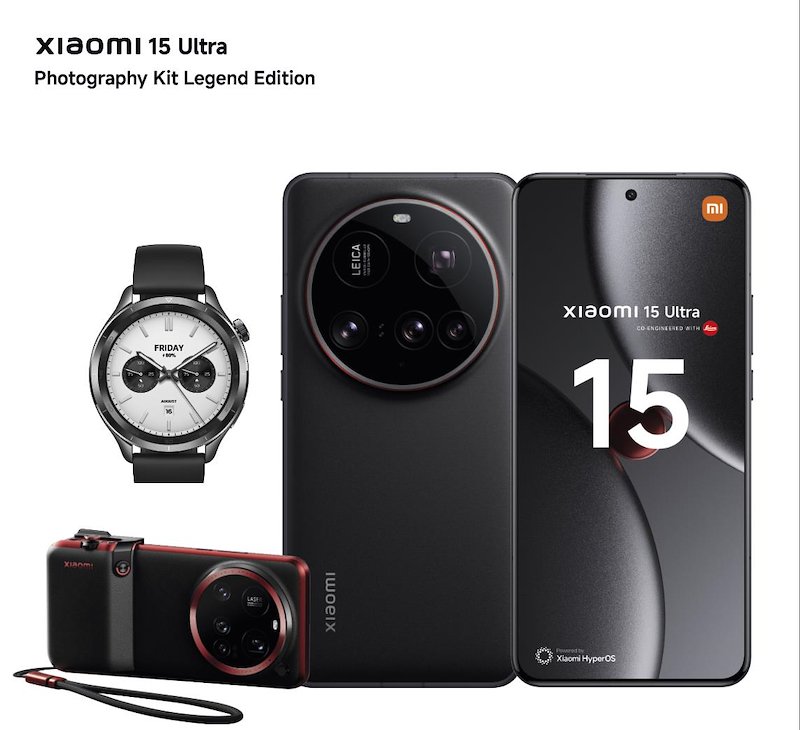Xiaomi Bundle Xiaomi 15 Ultra 16/512 GB Black + camera kit+ Watch S4