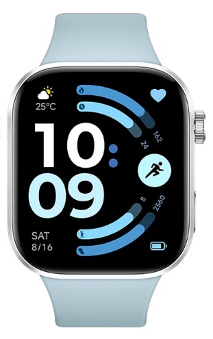 Xiaomi Redmi Watch 6 526 cm (2.07) AMOLED 46.5 mm Digitale 432 x 514 Pixel Touch screen Blu GPS (satellitare)
