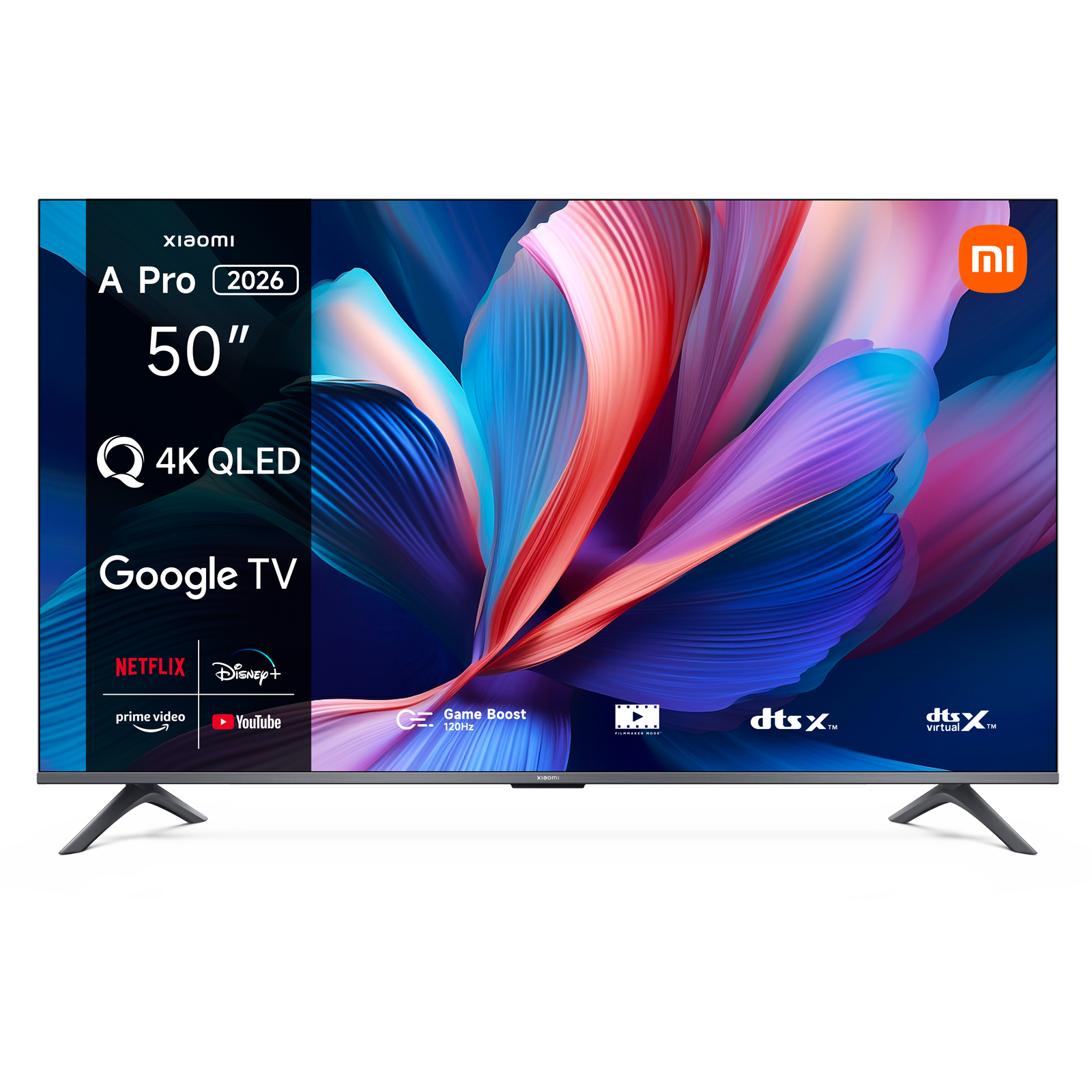 Xiaomi - Smart Tv Qled Uhd 4k 50" Ela6088eu-nero