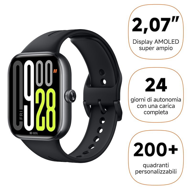 Xiaomi - Smartwatch Redmi Watch-obsidian Black