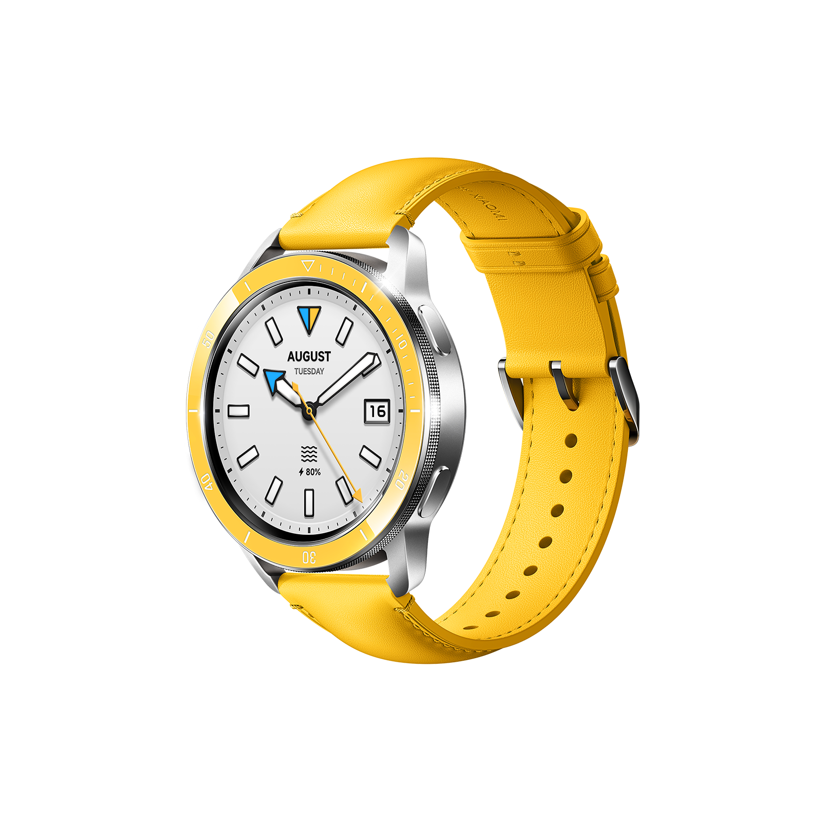 Xiaomi Watch 2/S3/S4/S5 Strap Chrome Yellow Xiaomi Watch 2/S3/S4/S5 Strap Chrome Yellow
