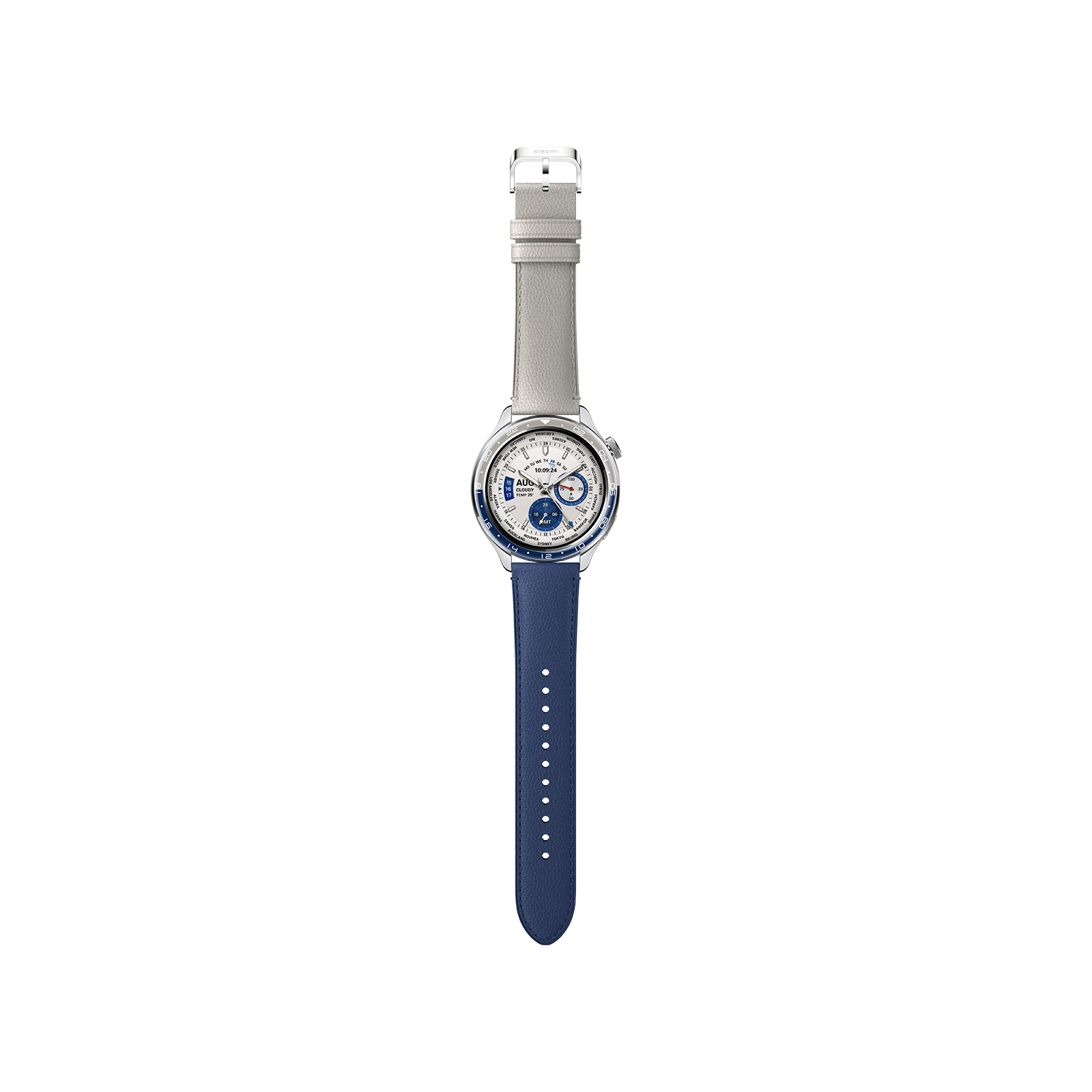 Xiaomi Watch S3/S4 Bezel and Strap Kit Dual-tone Ceramic (Blue-gray)