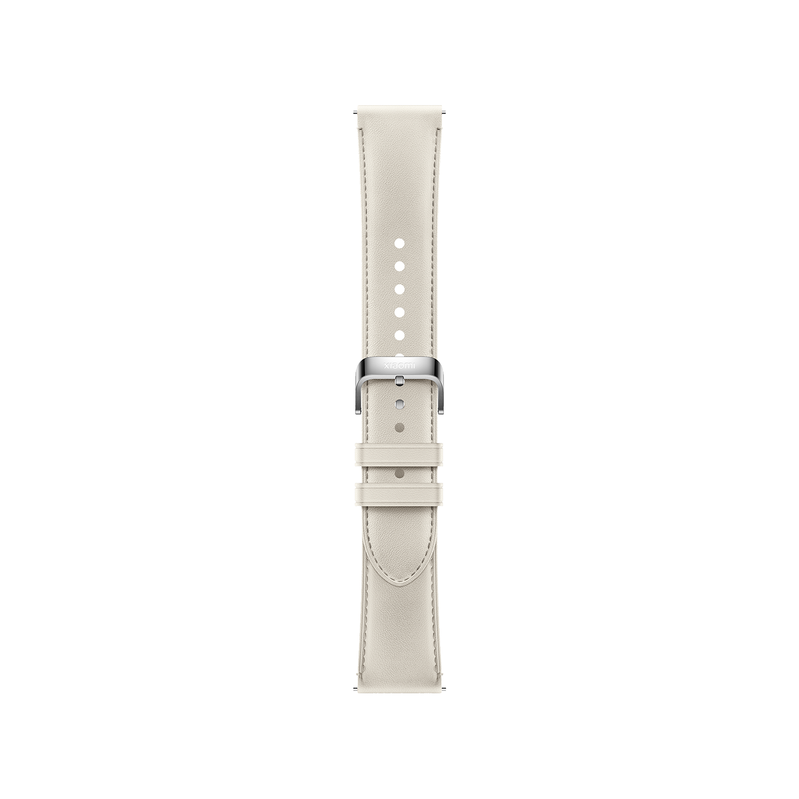 Xiaomi Watch S3/S4/S5 Leather Strap White