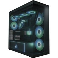 Xtender VG Black (Tinted Glass) Midi Tower Nero, Chassis Tower