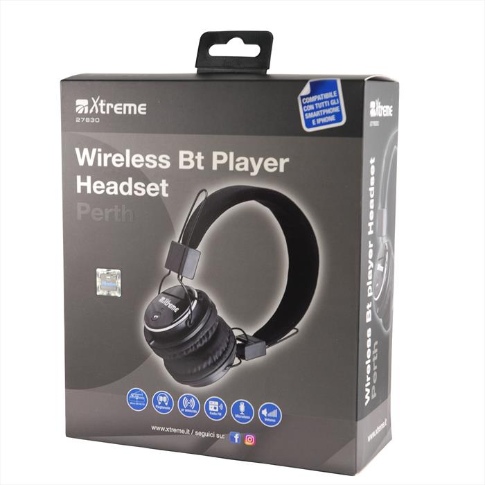 Xtreme - 27830 - Cuffie Bluetooth Perth C163-nero