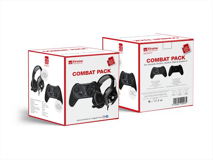 Xtreme - Kit Pad Bt + Cuffia Switch/switch 2 20007-nero