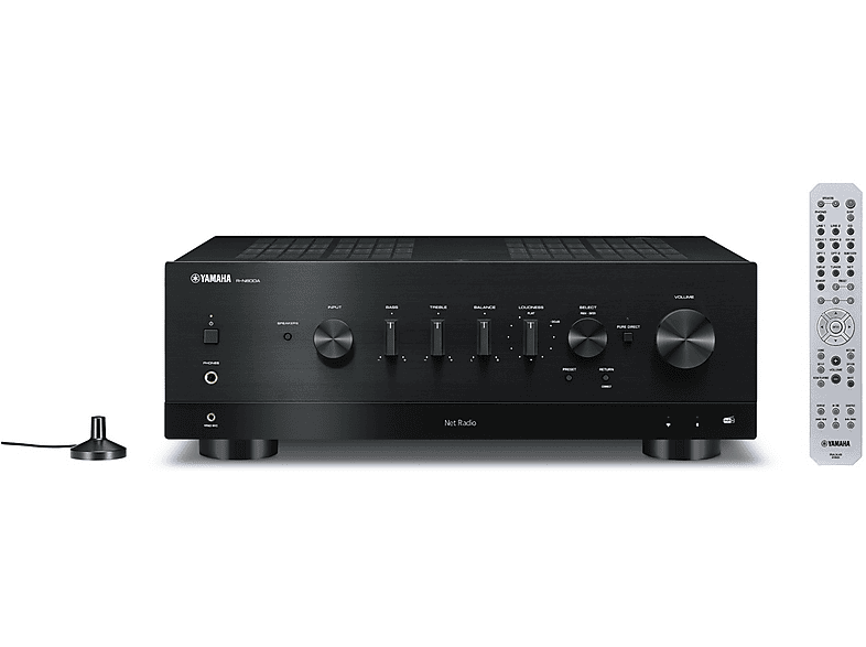 YAMAHA R-N800ABL, Numero di canali 2, Potenza max 100 W, Bluetooth, Black