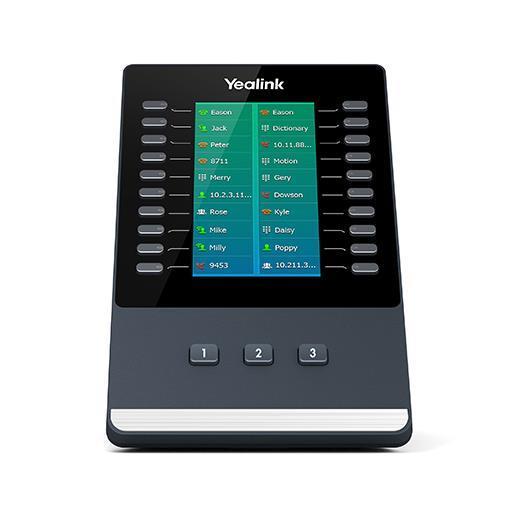 Yealink Telefonia EXP50 Tastiera Per T56A/T58A/VP59/MP56/MP58/MP58-WH È Ideato Il Funzionamento Con Tutta La Serie T5 Telefoni EXP50